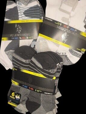 1 Pack Of U.S. Polo Assn. Men’s Athletic Sock 6-Pack – Black, Gray & White Pick